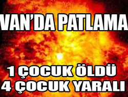 Van'ın Özalp ilçesinde patlama