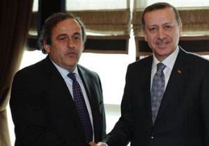 Erdoğan'dan Platini'ye söz