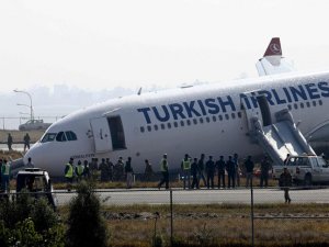 THY uçağı pistten çıktı