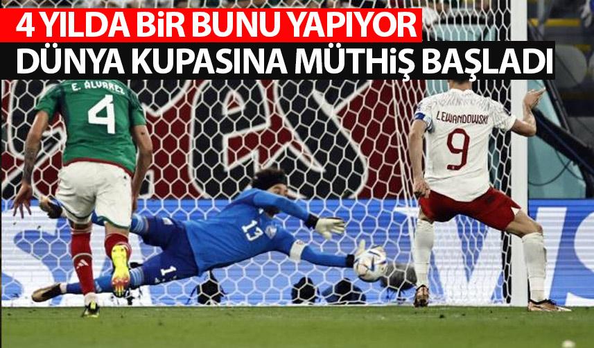 Her Dünya Kupası'nda yapıyor! O kaleci yine yaptı