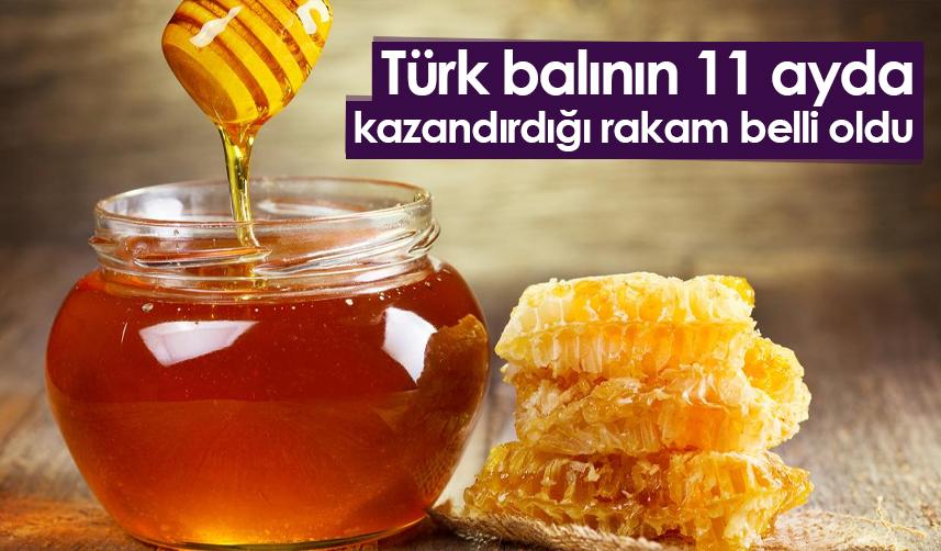 Türk balının 11 ayda kazandırdığı rakam belli oldu