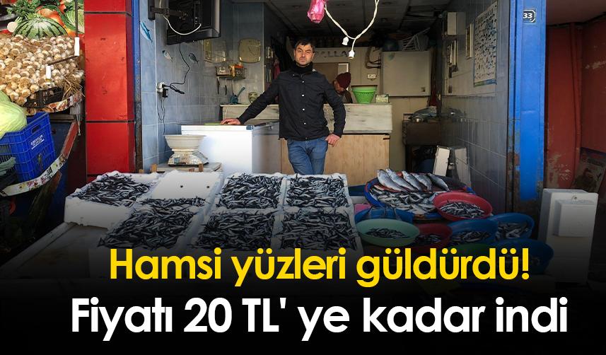 Rize'de hamsi yüzleri güldürdü! Fiyatı 20 TL' ye kadar indi
