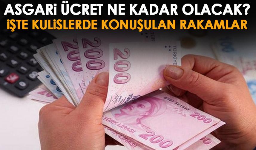 Asgari ücret ne olacak? İşte konuşulan rakamlar