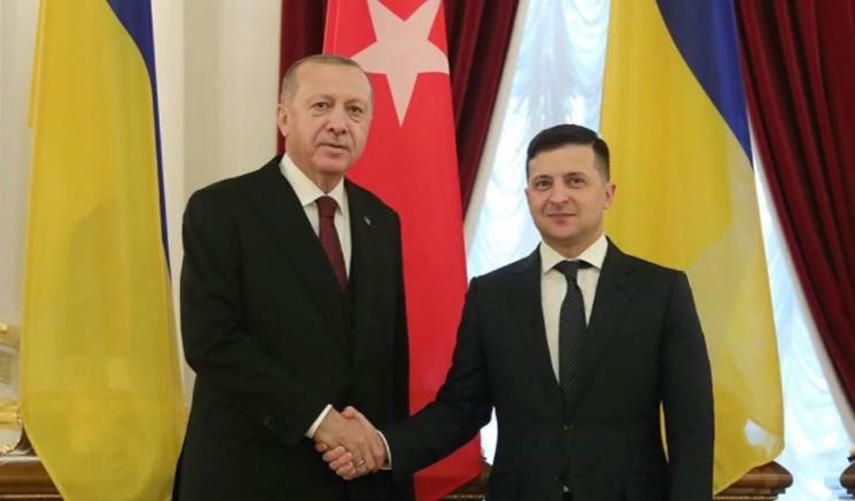 Cumhurbaşkanı Erdoğan Zelenski ile görüştü