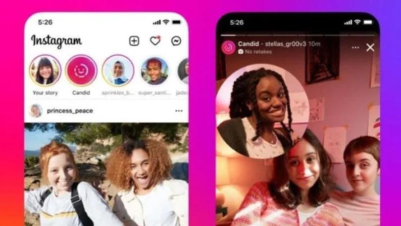 Instagram, Snapchat ardından BeReal özelliğini kopyaladı