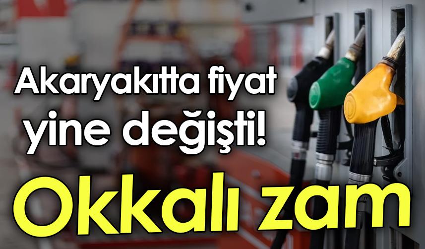 Akaryakıtta fiyat yine değişti! Okkalı zam