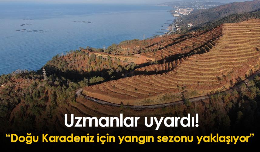 Uzmanlar uyardı! “Doğu Karadeniz için yangın sezonu yaklaşıyor”