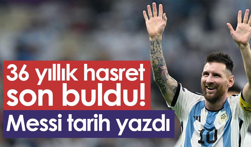 36 yıllık hasret son buldu! Messi tarih yazdı