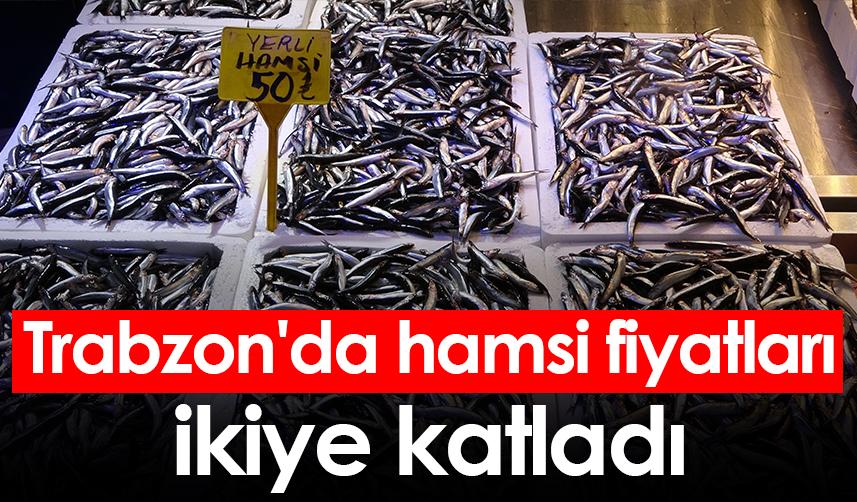 Trabzon'da hamsi fiyatları ikiye katladı