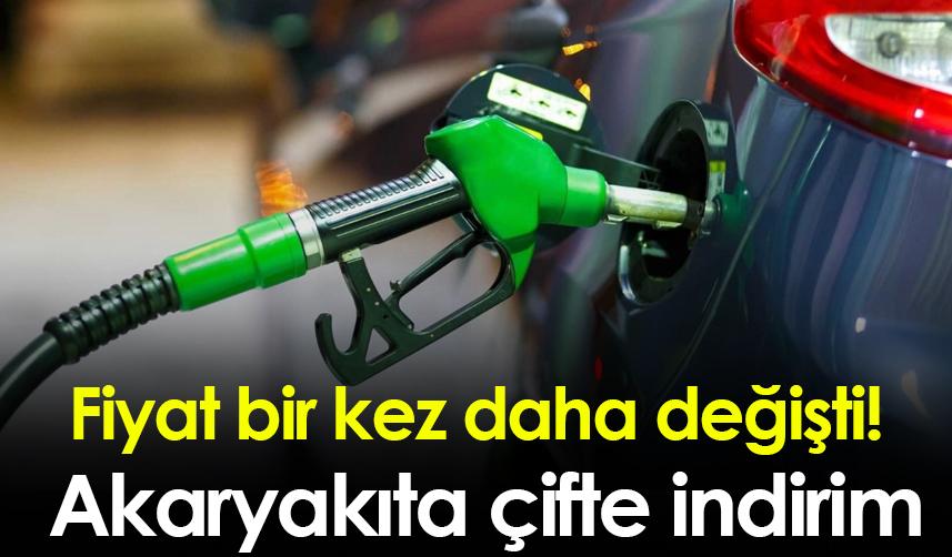 Fiyat bir kez daha değişti! Akaryakıta çifte indirim