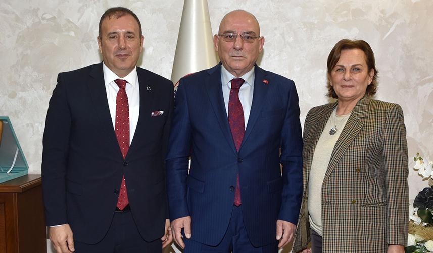 TTSO ile TESOB heyeti ile ortak projeleri görüştü