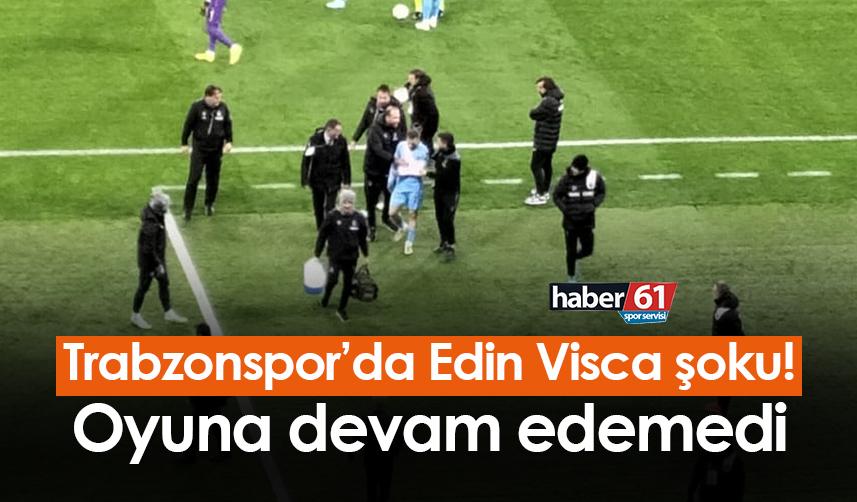 Trabzonspor’da Edin Visca şoku! Oyuna devam edemedi