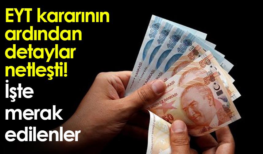 EYT kararının ardından detaylar netleşti! İşte merak edilenler