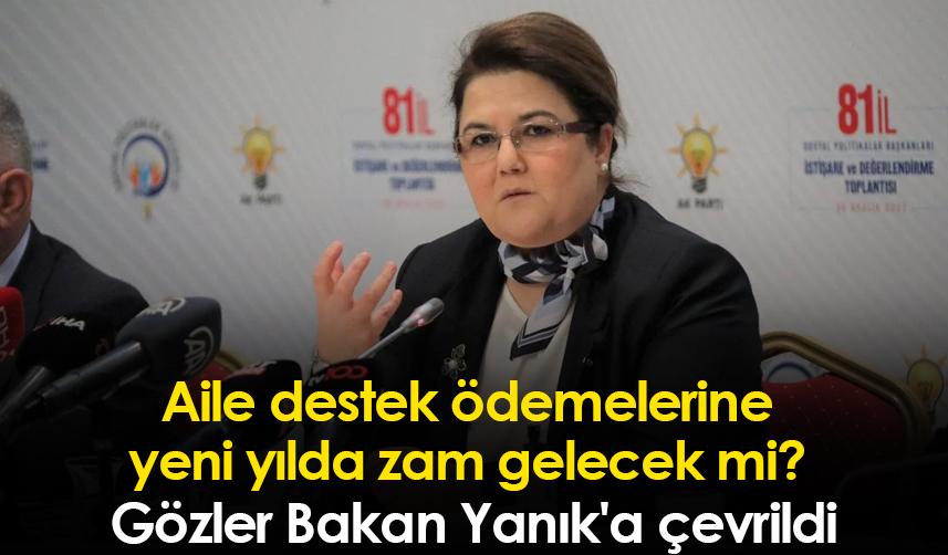 Aile destek ödemelerine yeni yılda zam gelecek mi? Gözler Bakan Yanık'a çevrildi