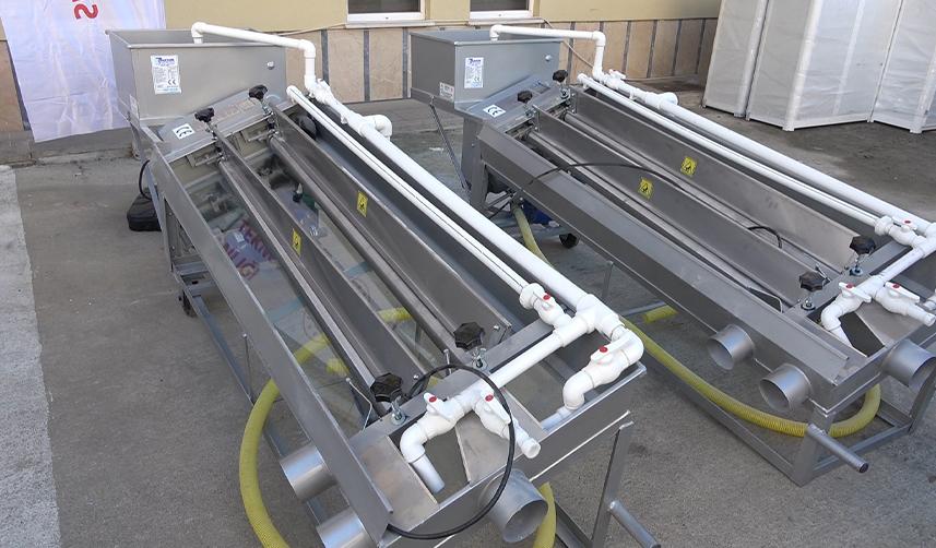 Rize'de alabalık tesisi modernleşiyor