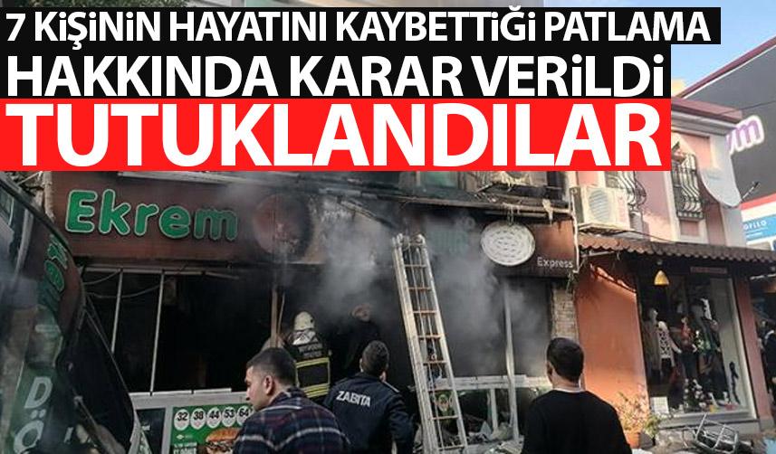 Aydın'daki patlama sonrası flaş karar! Tutuklandılar