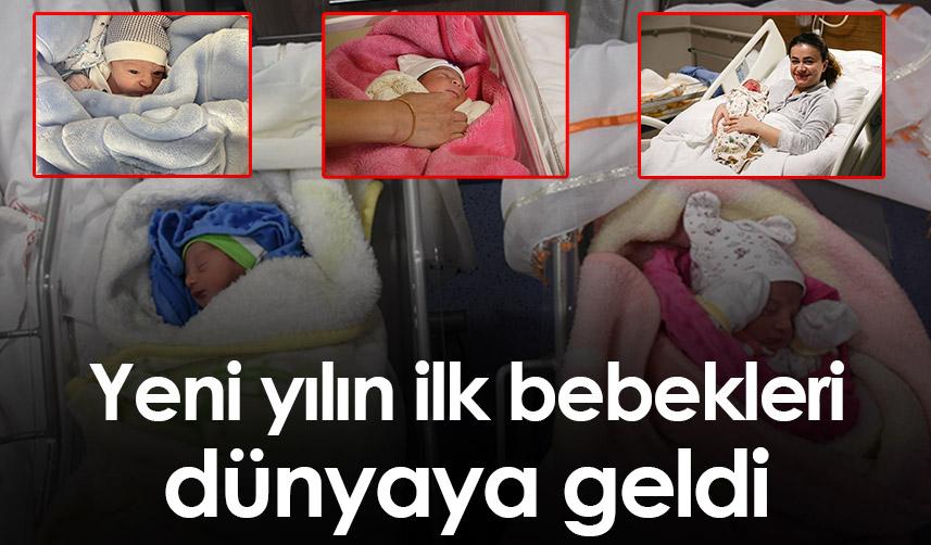 Yeni yılın ilk bebekleri dünyaya geldi