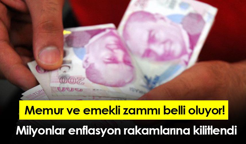 Memur ve emekli zammı belli oluyor! Milyonlar enflasyon rakamlarına kilitlendi