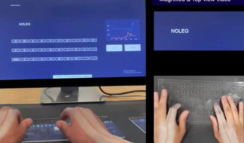 Akıllı cilt geliştirildi! Sprey ellerinizi klavyeye dönüştürüyor!