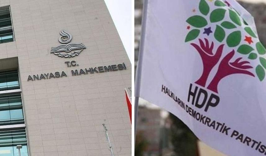 Anayasa Mahkemesi'nden HDP'ye geçici bloke!