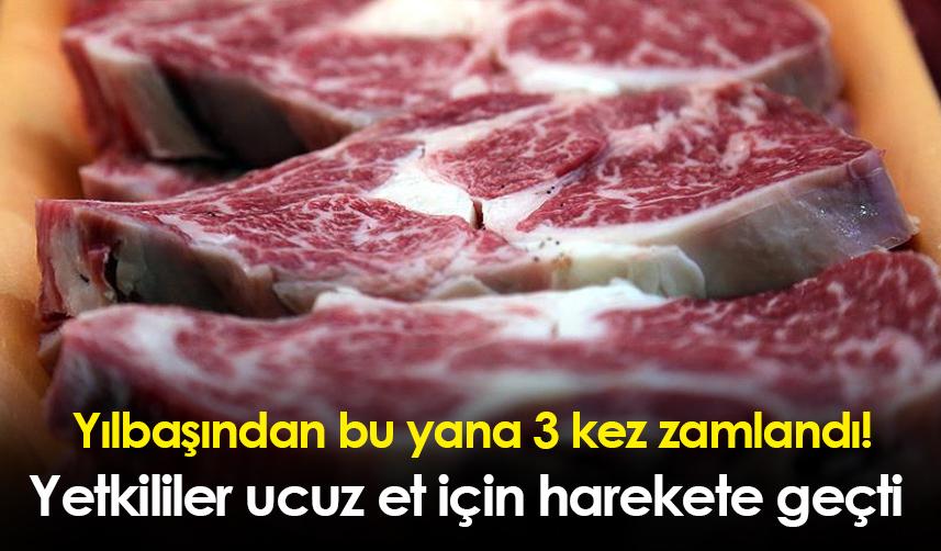 Yılbaşından bu yana 3 kez zamlandı! Yetkililer ucuz et için harekete  geçti