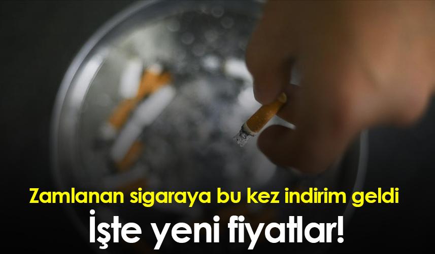 Zamlanan sigaraya bu kez indirim geldi