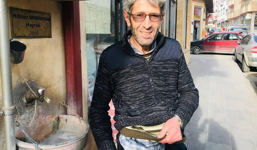 Bayburtlu vatandaşın soğuk havayla imtihanı! 5 kat kazak giyindi