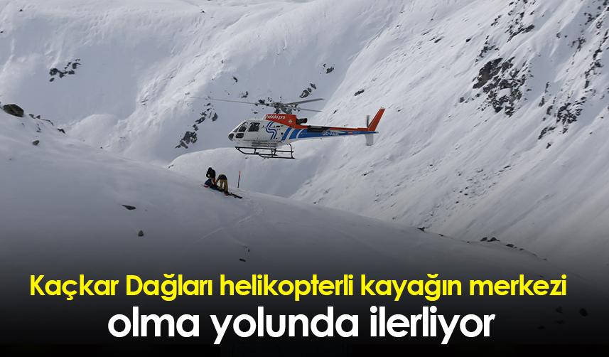 Kaçkar Dağları helikopterli kayağın merkezi olma yolunda ilerliyor