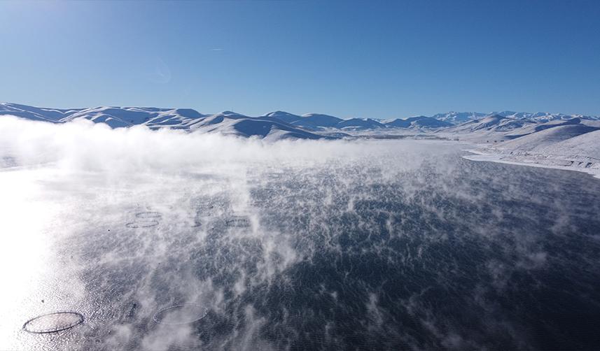 Bayburt'ta sis etkili oldu