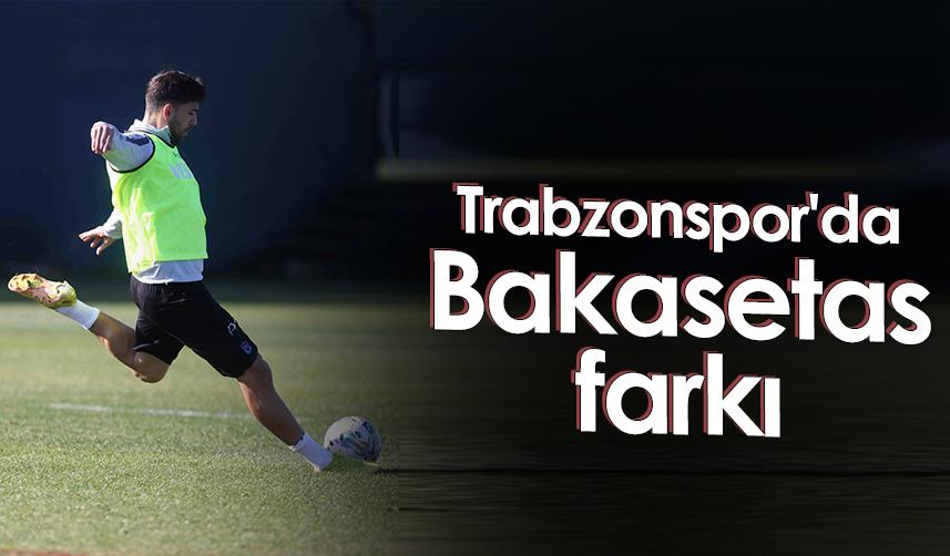 Trabzonspor’un yıldızı Bakasetas üç kulvarda istikrarını sürdürüyor