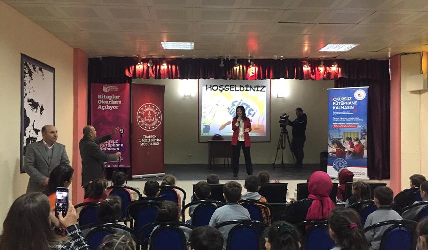 TRT Trabzon Radyosu ilkokuldan yayın yaptı