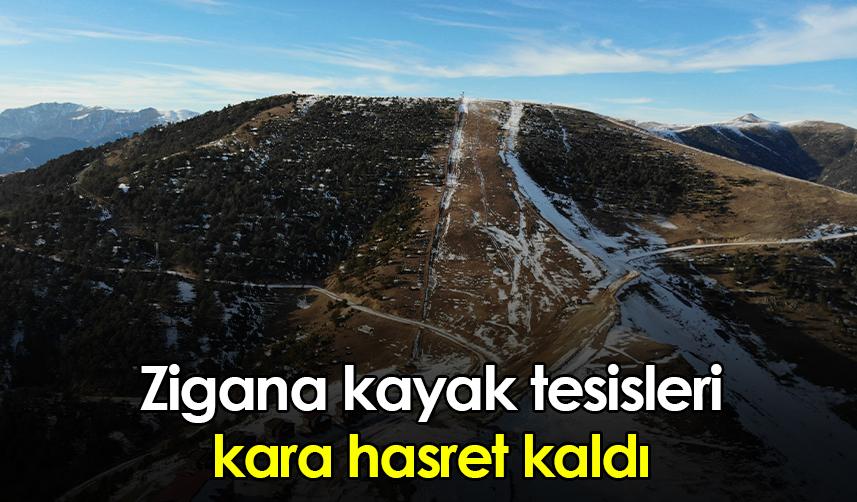 Zigana kayak tesisleri kara hasret kaldı
