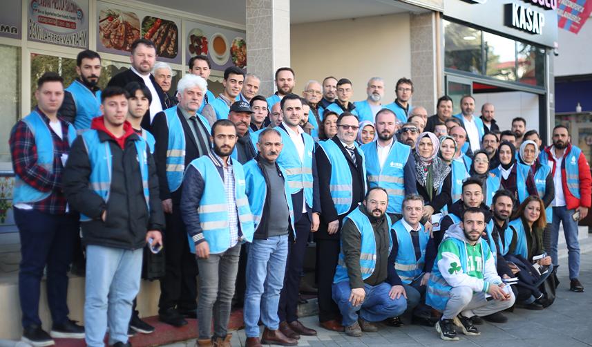 Deva Partisi Araklı sokaklarında