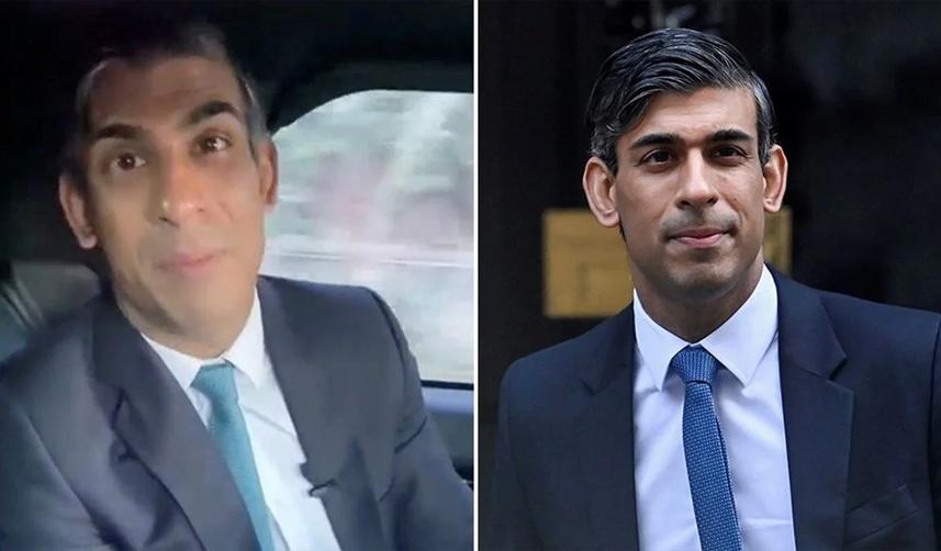 İngiltere Başbakanı Sunak'a emniyet kemeri cezası