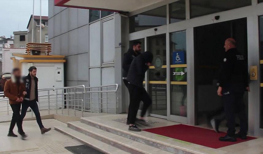 Uyuşturucu transferi yaparken Karadeniz ilinde yakalandılar