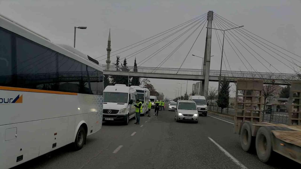 Malatya’da servis araçları denetlendi