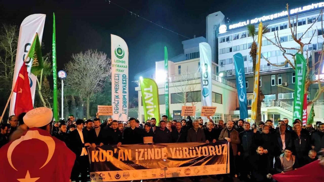 İsveç’e tekbir sesleriyle tepki gösterildi