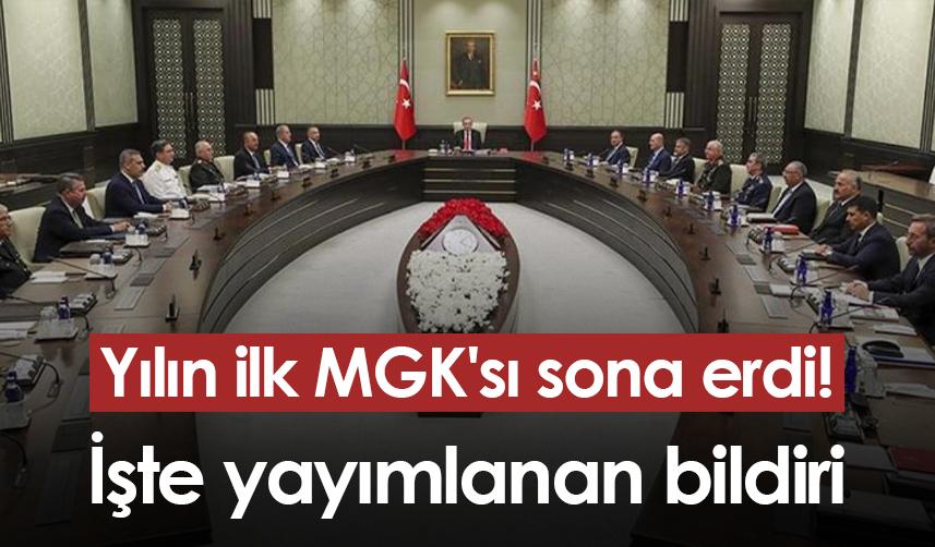 Yılın ilk MGK'sı sona erdi! İşte yayımlanan bildiri