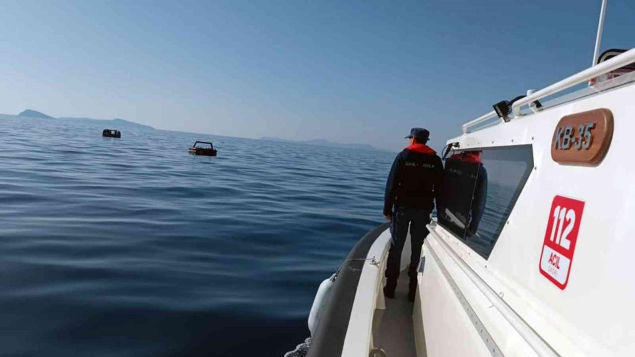 Datça’da 33 düzensiz göçmen kurtarıldı