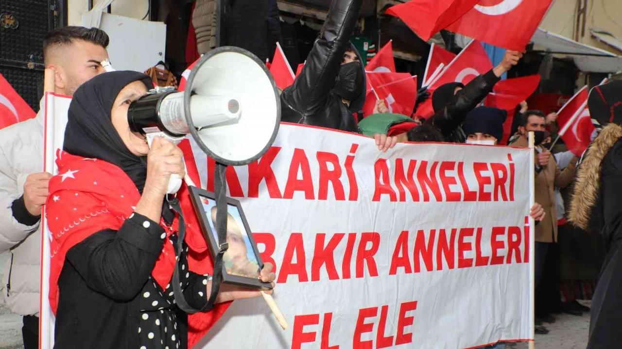 Hakkarili annelerin evlat nöbeti 41’inci haftada