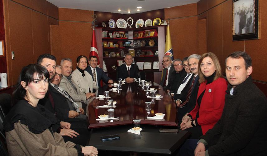 Ortahisar Kent Konseyi Heyetinden borsaya ziyaret