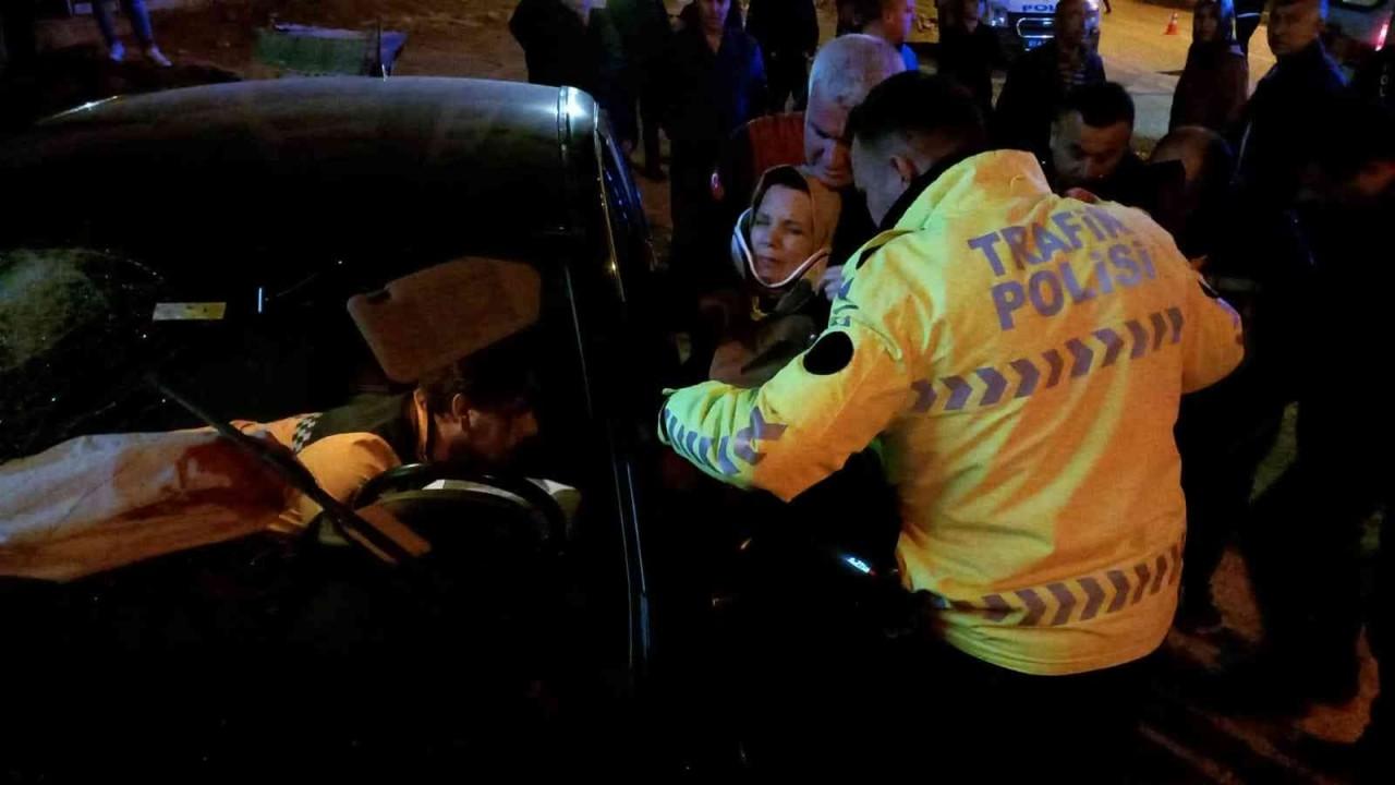 Tilki kazaya neden oldu: 4 yaralı