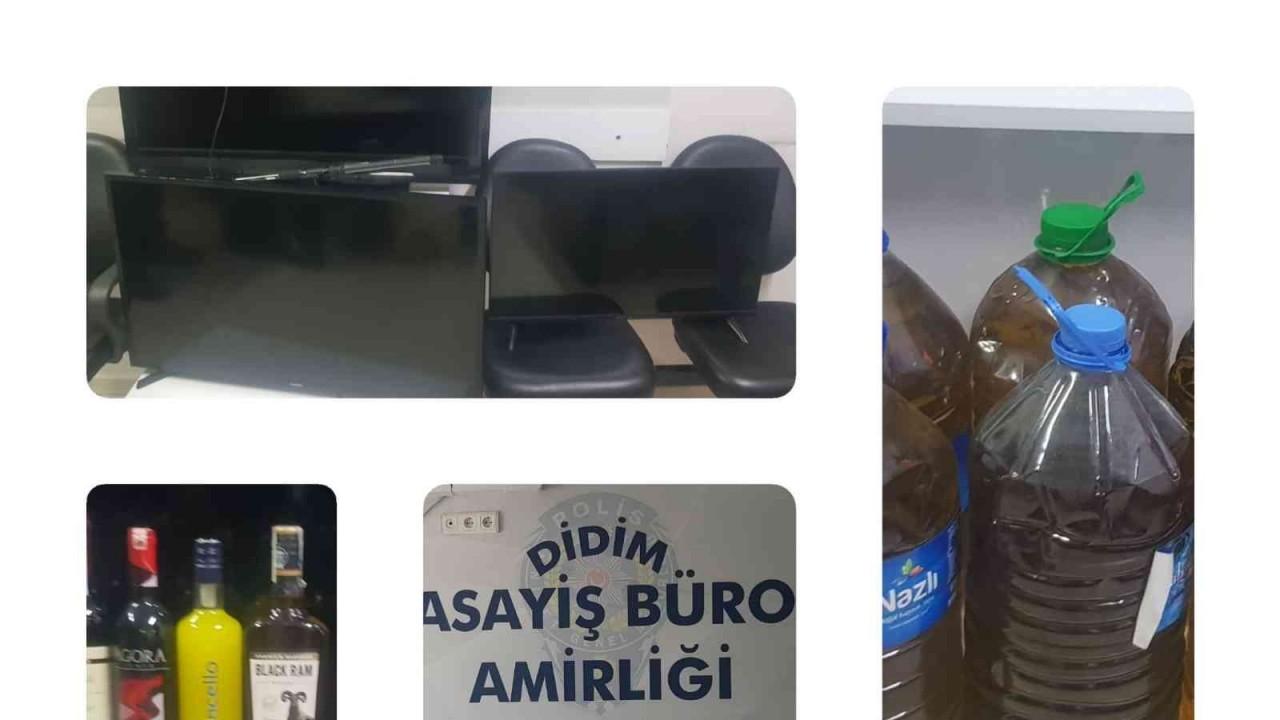 Didim’de hırsızlık şüphelisi 5 kişiyi emniyet yakaladı