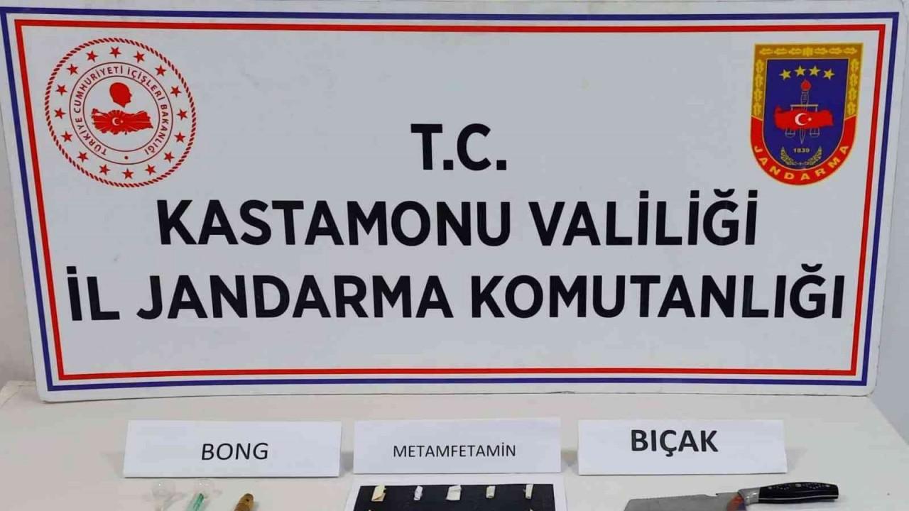 Metamfetamin ile yakalanan şahıs gözaltına alındı