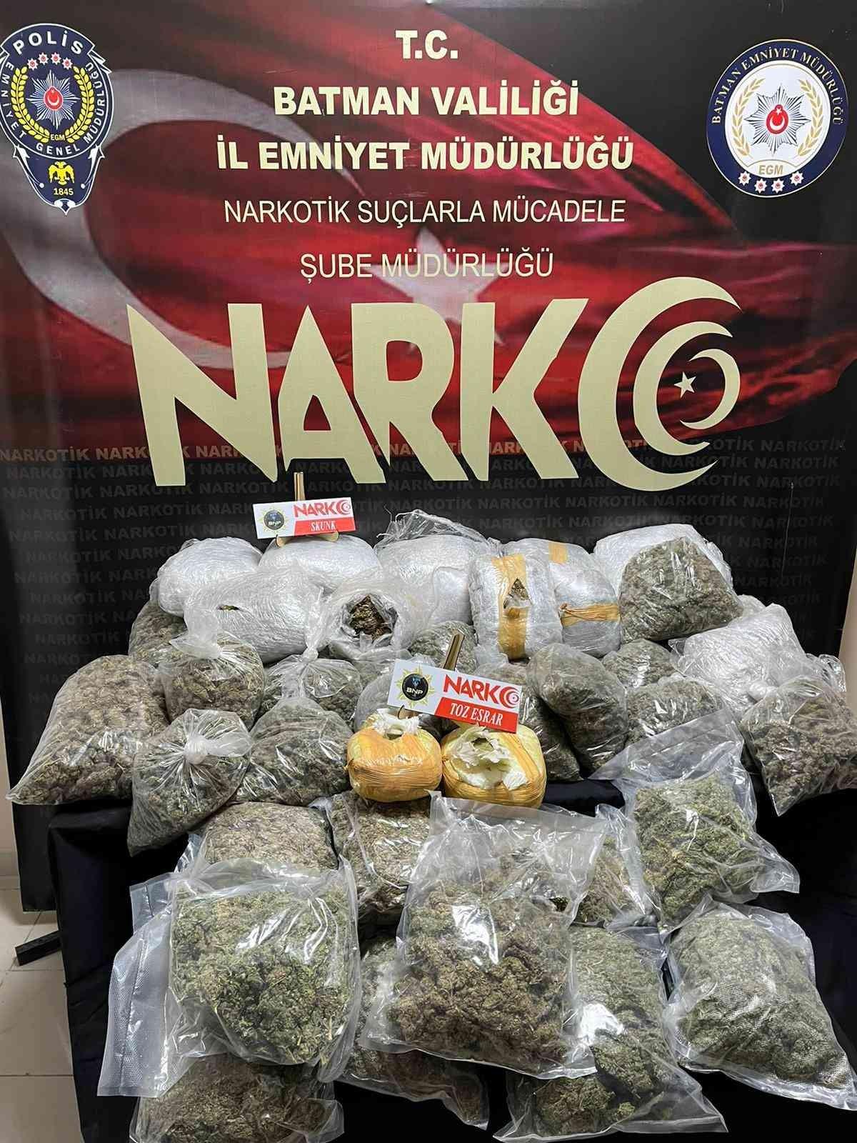 36 kilo uyuşturucu madde ile yakalan 4 kişi tutuklandı