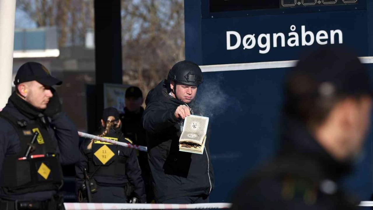 Aşırı sağcı Rasmus Paludan bu kez Danimarka’da Kur’an-ı Kerim yaktı