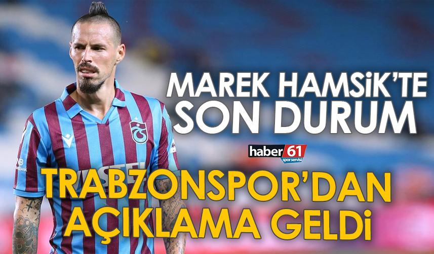 Marek Hamsik’te son durum! Trabzonspor’dan resmi açıklama