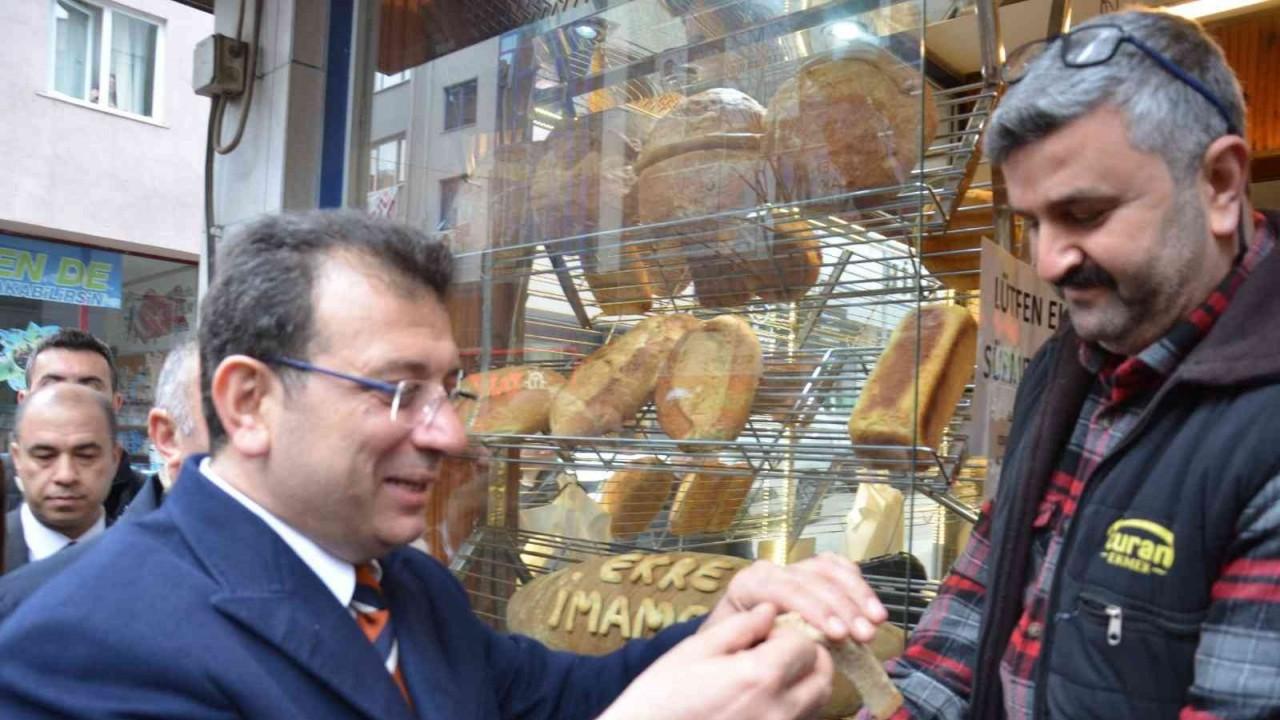 Ekrem İmamoğlu’ndan esnafa: "Ekmek gibi yesinler Ekrem’i diyorsunuz yani"