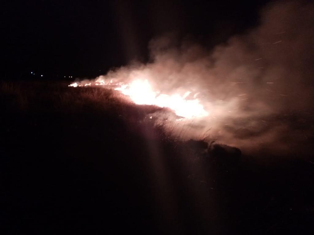 Erzincan anız yangını