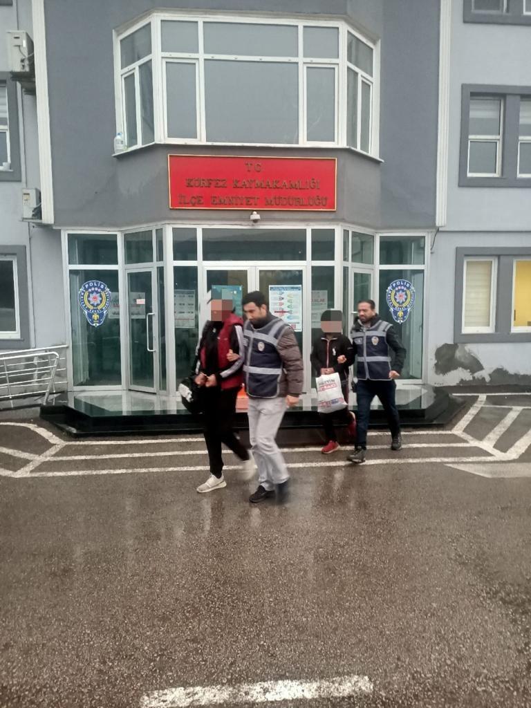 Suçüstü yakalanan hırsızlar tutuklandı